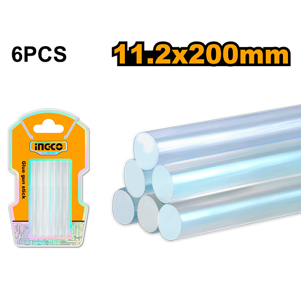 JUEGO DE 6 BARRAS DE SILICON PARA PISTOLA ELÉCTRICA AKTGS2061