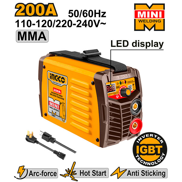 SOLDADOR INVERSOR 110-220V 200A UMMA20051