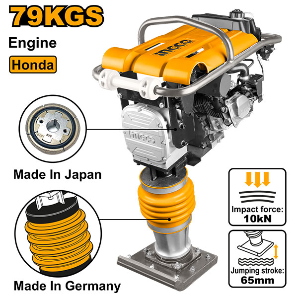 COMPACTADOR DE GASOLINA TIPO BOTA 5.5HP GRT75-1