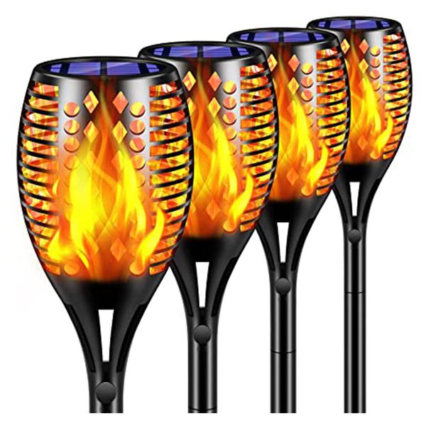 LÁMPARA SOLAR JARDIN 1-FLAMA GRANDE 6006