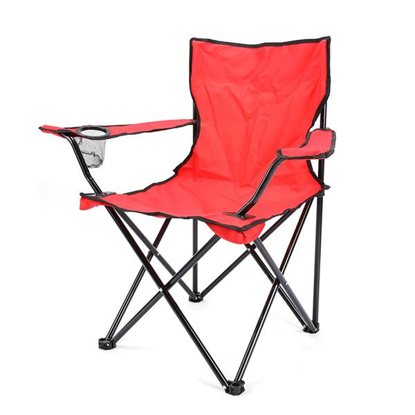 SILLAS ROJA CAMPING 60X60X96CM
