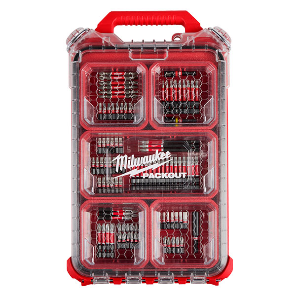 JUEGO 100PZS PUNTA + ADAPTADOR SHOCK PACKOUT 48-32-4082