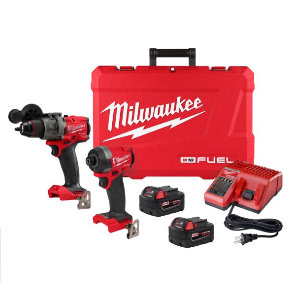 TALADRO PERCUTOR 1/2 + ATORNILLADOR 1/4 M18 FUEL 3697-22