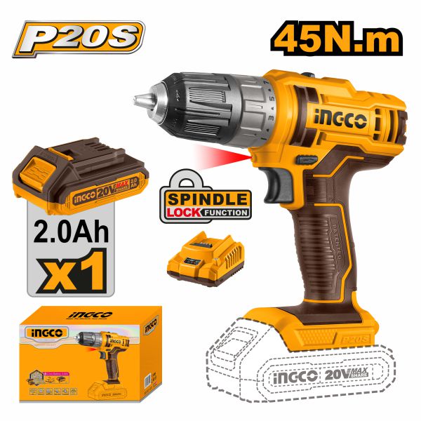 TALADRO INLÁMBRICO 3/8´´ 20V CON BATERÍA UCDLI2005181