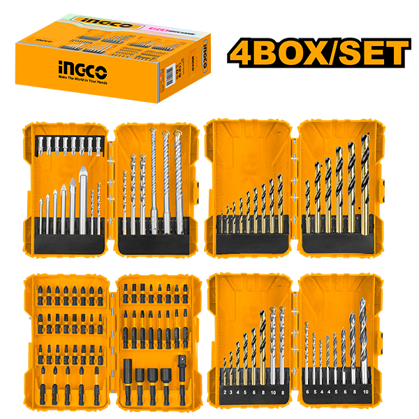 JUEGO 103 PIEZAS BROCAS + PUNTAS + ACCESORIOS UCOS23045