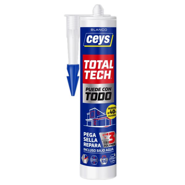 ADHESIVO SELLADOR TOTALTECH BLANCO 290ML #507216