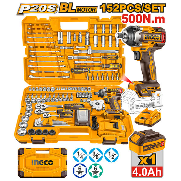 LLAVE IMPACTO 1/2 20V 550NM 1 BATERÍA + CARGADOR UHKTHP315