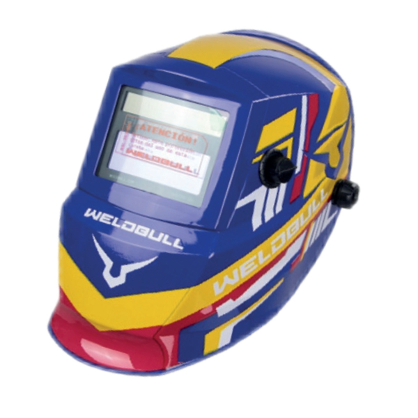 MÁSCARA SOLDAR AMARILLA-AZUL-ROJA BSL-383-FORMULA