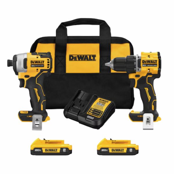 KIT TALADRO 1/2´´ + ATORNILLADOR 1/4´´ 20V DCK225D2